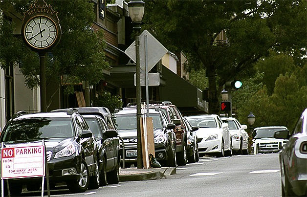 The Old Bellevue Merchants Association is asking the city of Bellevue to improve parking problems in its neighborhood.