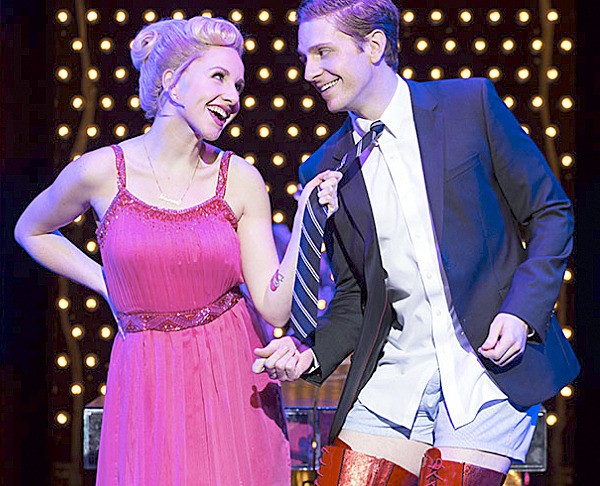 Jeanna De Waal and Andy Kelso in 'Kinky Boots.'