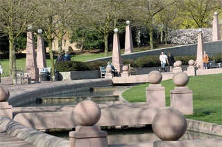 Bellevue's Downtown Park was voted the best park in Bellevue.