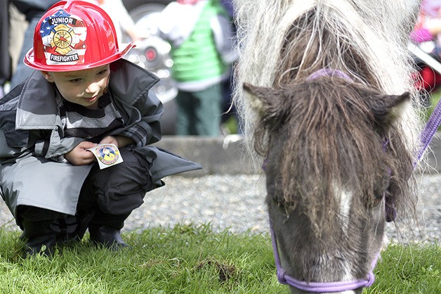 Intermittent rain couldn't keep families away from the Kelsey Creek Farm Fair in Bellevue on Saturday