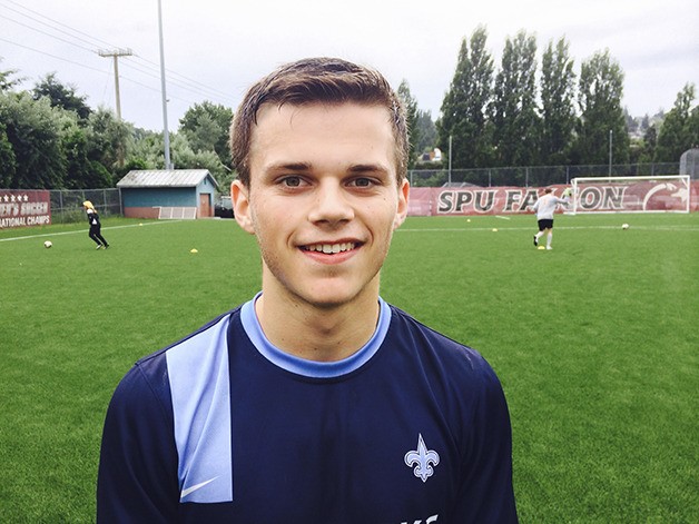 Interlake Saints senior Austin Ball had the assist on sophomore Owen Gortner’s game-winning goal in the 74th minute of a winner-to-state