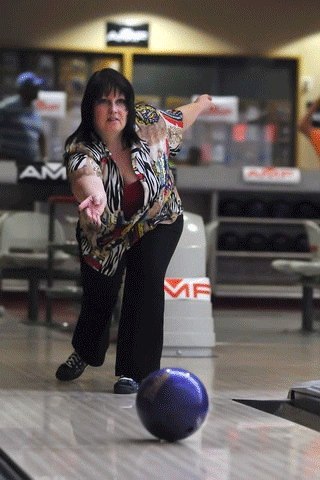 Ellen Cooksley of Bellevue pocketed $500 for her ninth place finish at AMF's national tournament in Las Vegas.