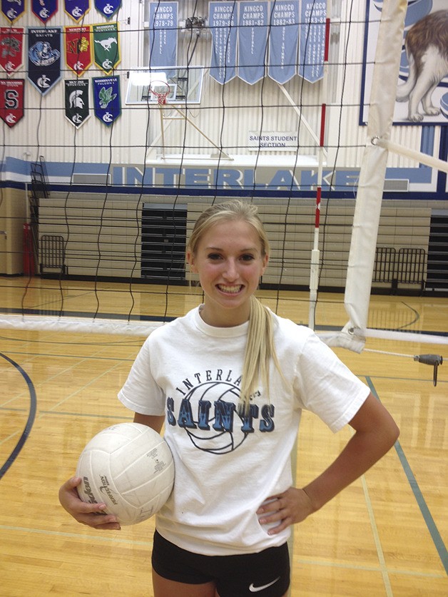 Interlake Saints volleyball player Jamie Wagner has been in the starting lineup since her freshman season in 2012.