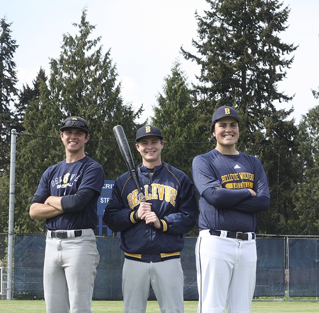 (Left to right) Seniors Chandler Hawk