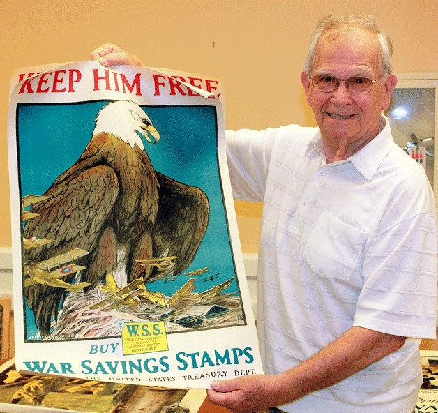 Rare World War I posters have been in Stuart Hood’s family for decades.