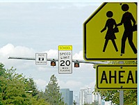 Traffic enforcement cameras back in operation.