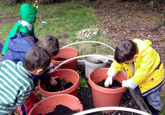 When it comes to gardening in a preschool/elementary school