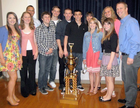 Bellevue Christian School was awarded with the Bellevue Kiwanis Club All Sports Trophy Wednesday.