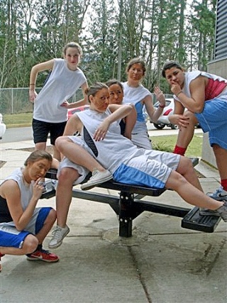 The Pinominoes team consists of (from left) Adrienne Greenberg