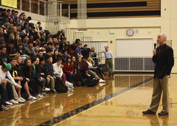 U.S. Rep. Adam Smith told seniors at Bellevue High School that ‘There are far