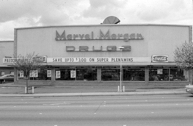 This Rexall Drug Store was a popular shopping destination in the 1960s.