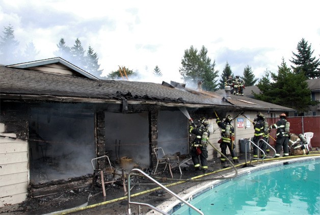 A fire at The Port Apartments Tuesday afternoon led to extensive damages.