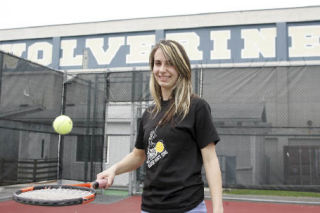 Nikole Novikova has never lost a singles tennis match in her career at Bellevue High School.