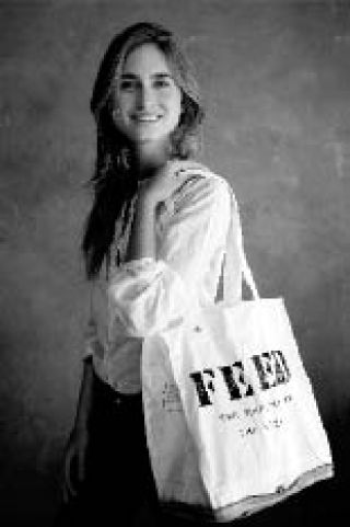 Lauren Bush designed the bag being sold at Whole Foods stores.