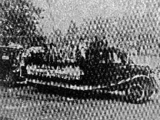 This truck from a 1930s festival celebrates Bellevue’s identity as ‘The Home of the Strawberries.’