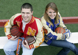 Collin Bennett and Jenika Swanson are the Bellevue Reporter’s Athletes of the Year.