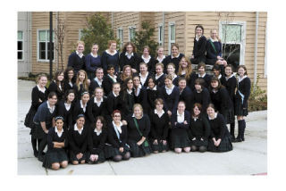 The 2008 graduating class of Forest Ridge.