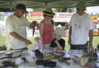 Sunshine and people filled Crossroads Park on Saturday and Sunday