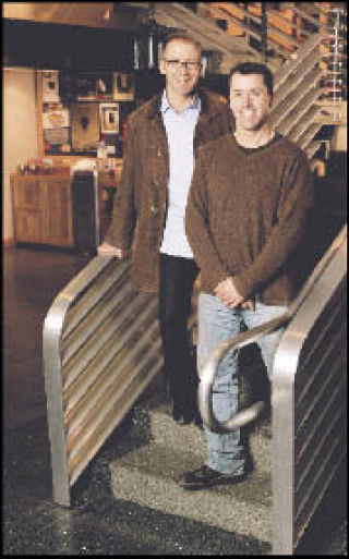From left: Top Pot Doughnuts Co-Owners Mark and Michael Klebeck.