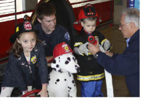 An open house at Bellevue’s fire station two brought out the kids and their parents on Saturday