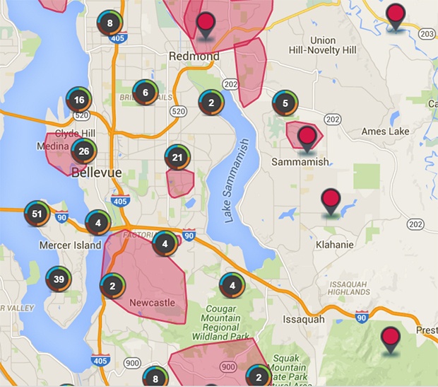 Puget Sound Energy Outages Update