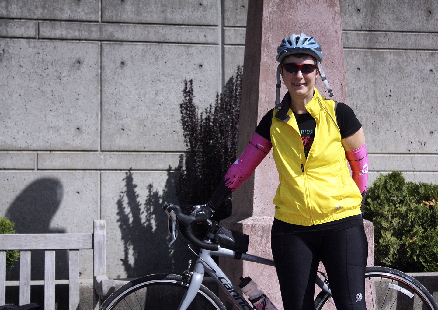 Breast cancer survivor Brenda Frost said fitness helped her to reclaim her body and power during a time when she felt a loss of control. Allison DeAngelis/staff photo