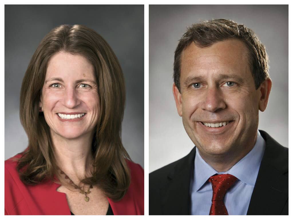 Tana Senn and John Pass will face off for 41st District’s state representative Position 1. Contributed photos.