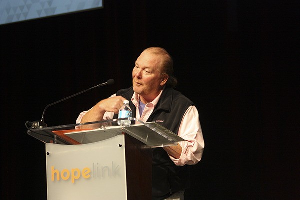 Mario Batali spoke at Hopelink