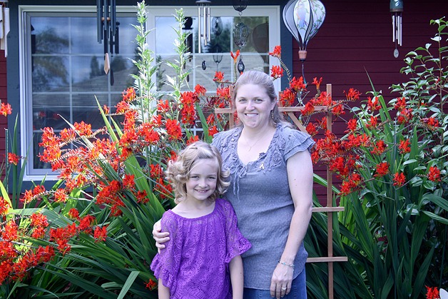 Tina Green with her daughter Aurora