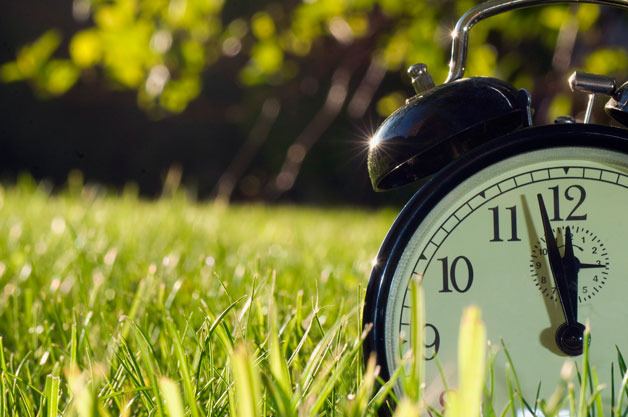 The clocks turn back for the end of daylight saving time on Sunday