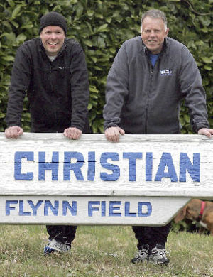 Bellevue Christian track coaches Ed Sloan