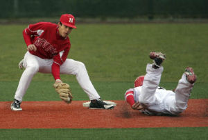 Newport’s second baseman Trace Tam Sing