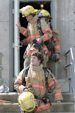 Future firefighters participated in a ‘muster’ Saturday