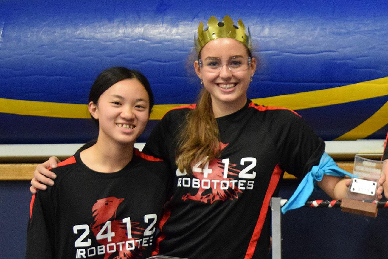 All-girls Bellevue robotics team makes finals
