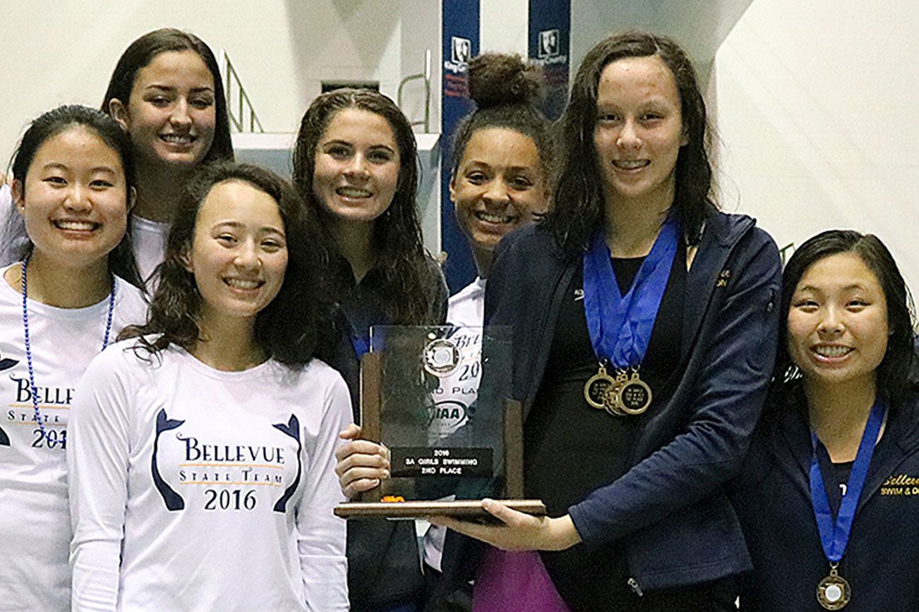 Wolverines capture second place at state swim meet