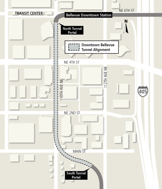 Sound Transit preps for major Bellevue work