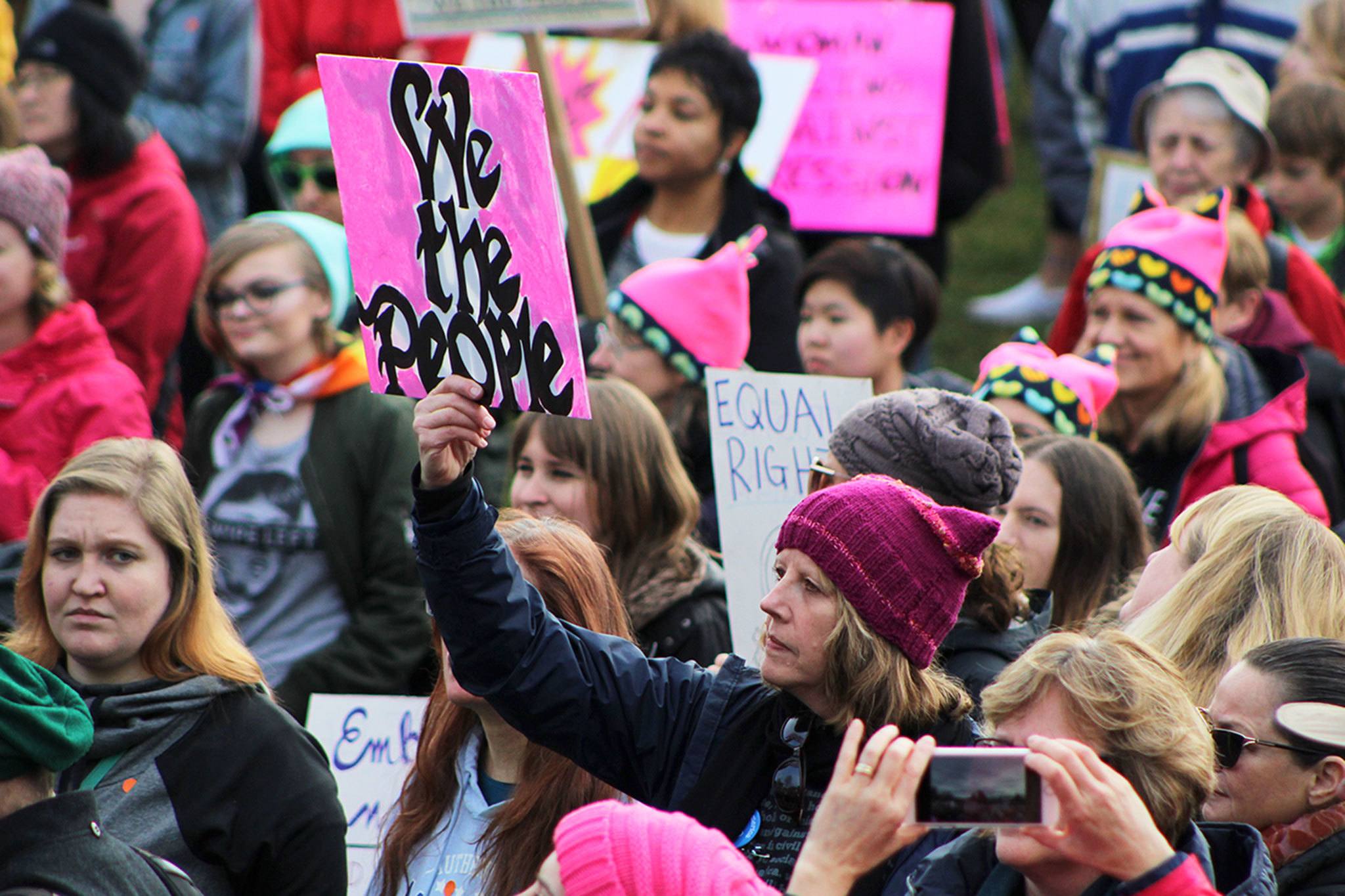 PHOTOS | Eastside residents vow not to be silenced at Women’s March