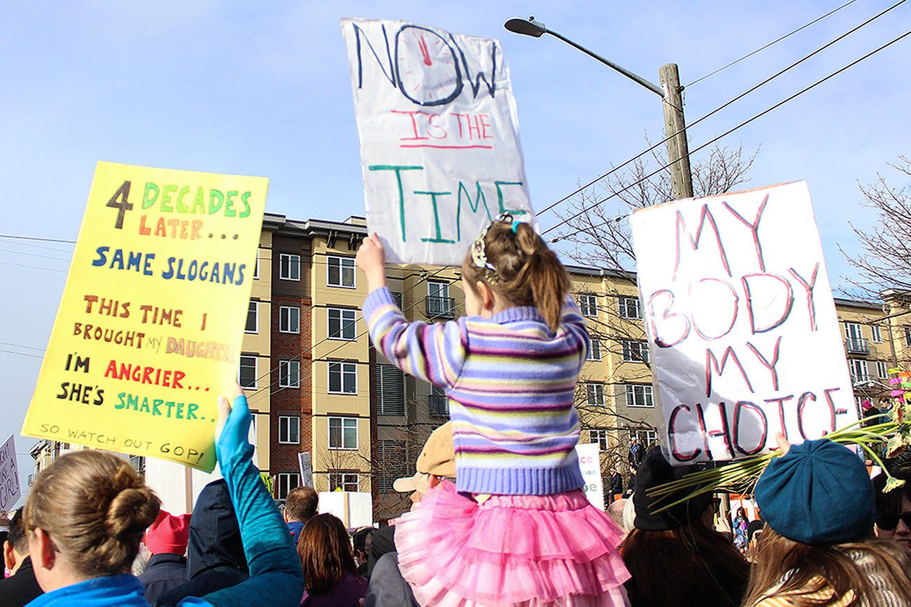 PHOTOS | Eastside residents vow not to be silenced at Women’s March