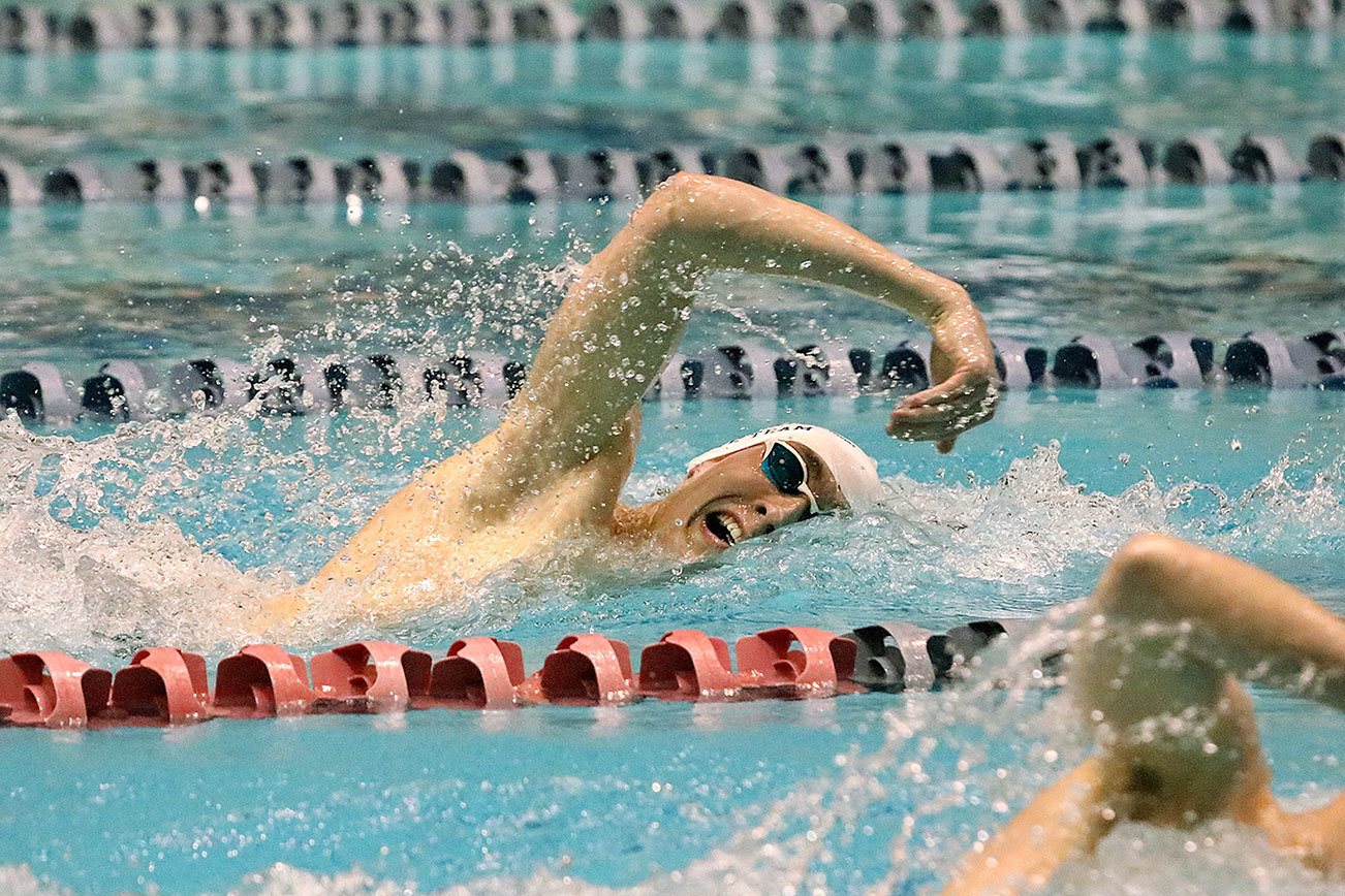 Bellevue boys runner-up at 3A state swim and dive championships