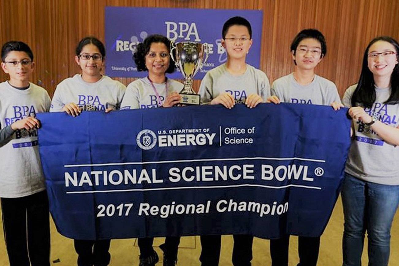 Bellevue middle schoolers win regional science bowl