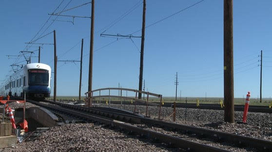 Sound Transit tested the track bridge at an engineering firm in Pueblo, Colorado.                                Courtesy of Sound Transit.