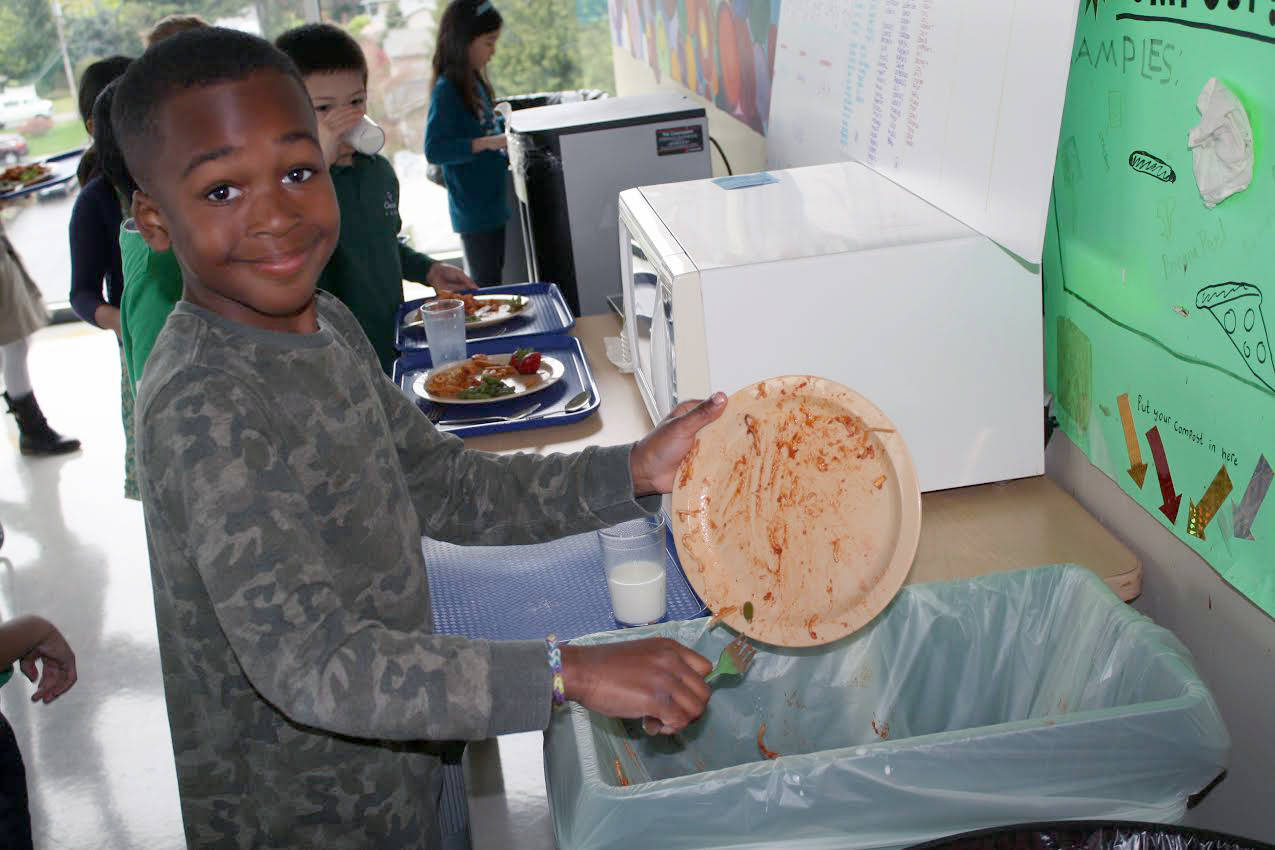 Chestnut Hill Academy collects trash for Earth Week