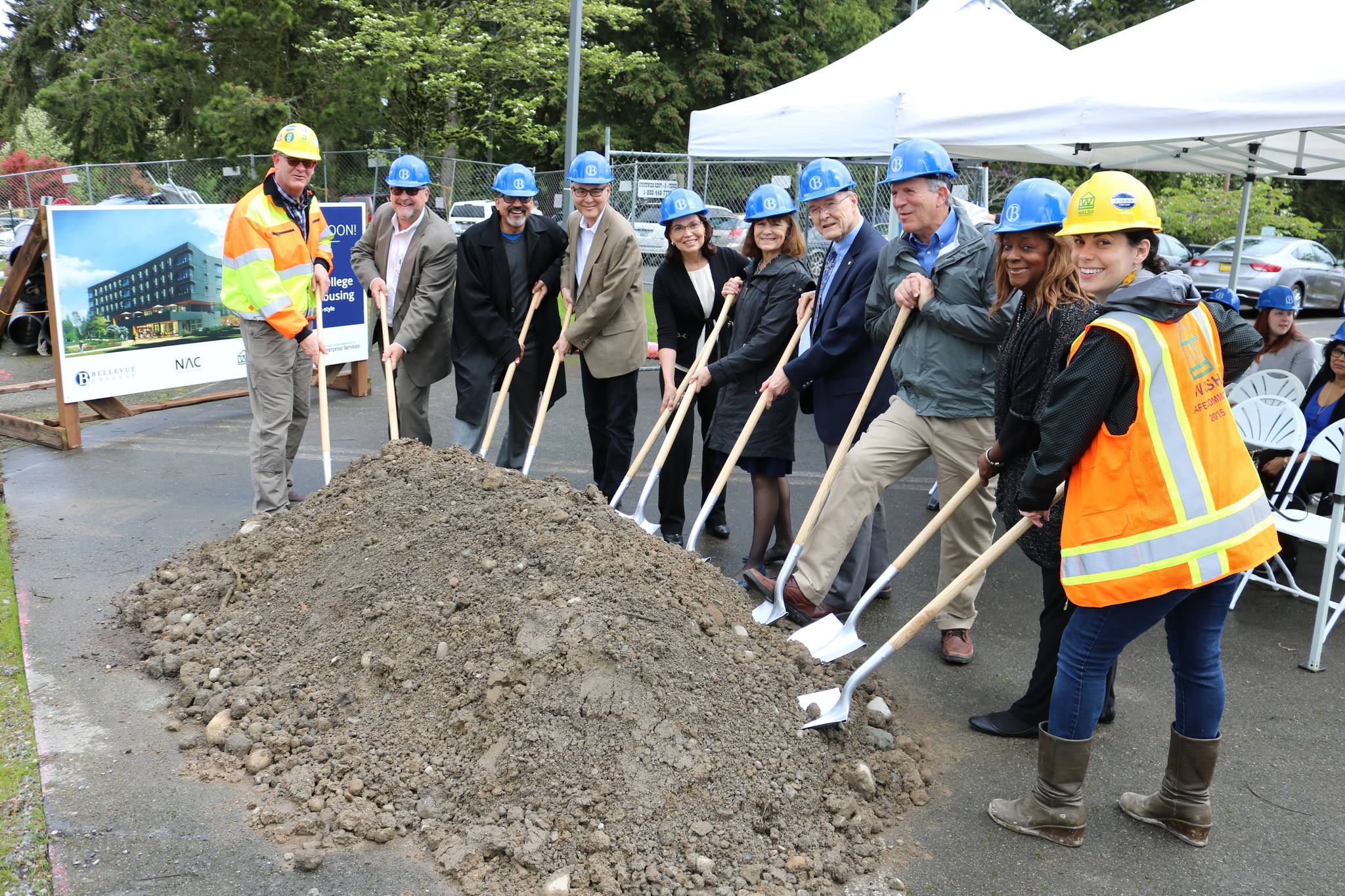 Bellevue College breaks ground on student housing