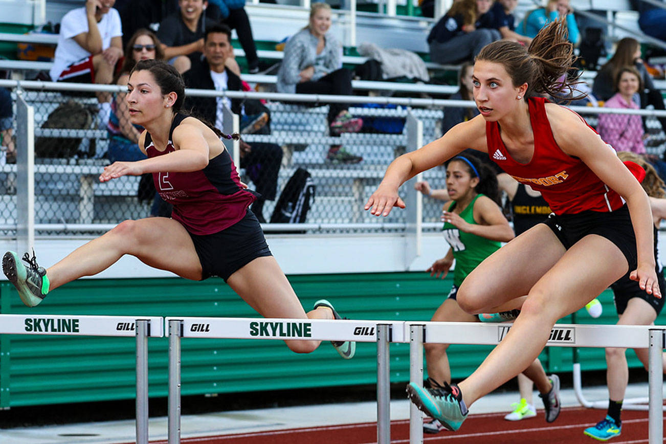 Newport track athletes compete at KingCo meet