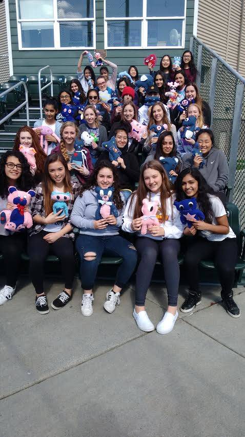 Newport High School class donates “monsters” to LifeWire