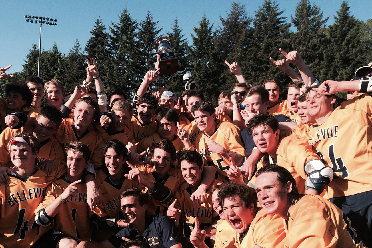 Bellevue boys lacrosse team wins back-to-back state titles