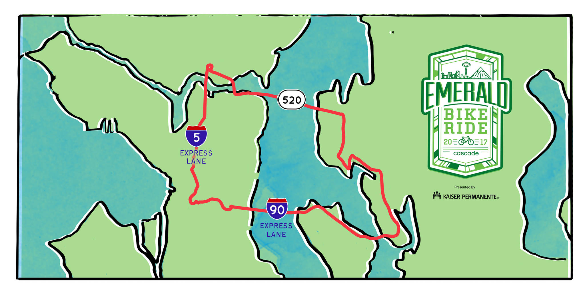 Emerald Bike Ride to circle Lake Washington, close highways lanes this Sunday