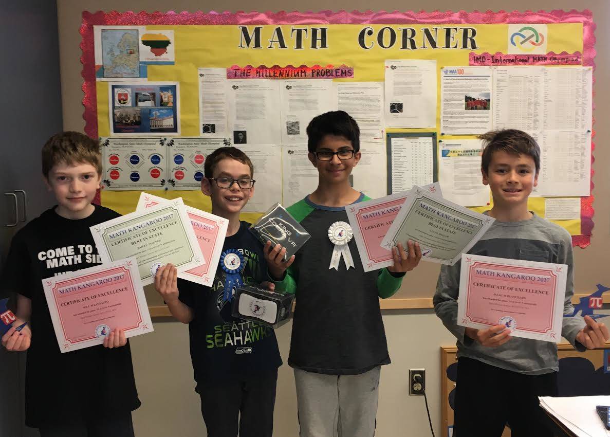 Open Window School students earn best of state awards in math competition