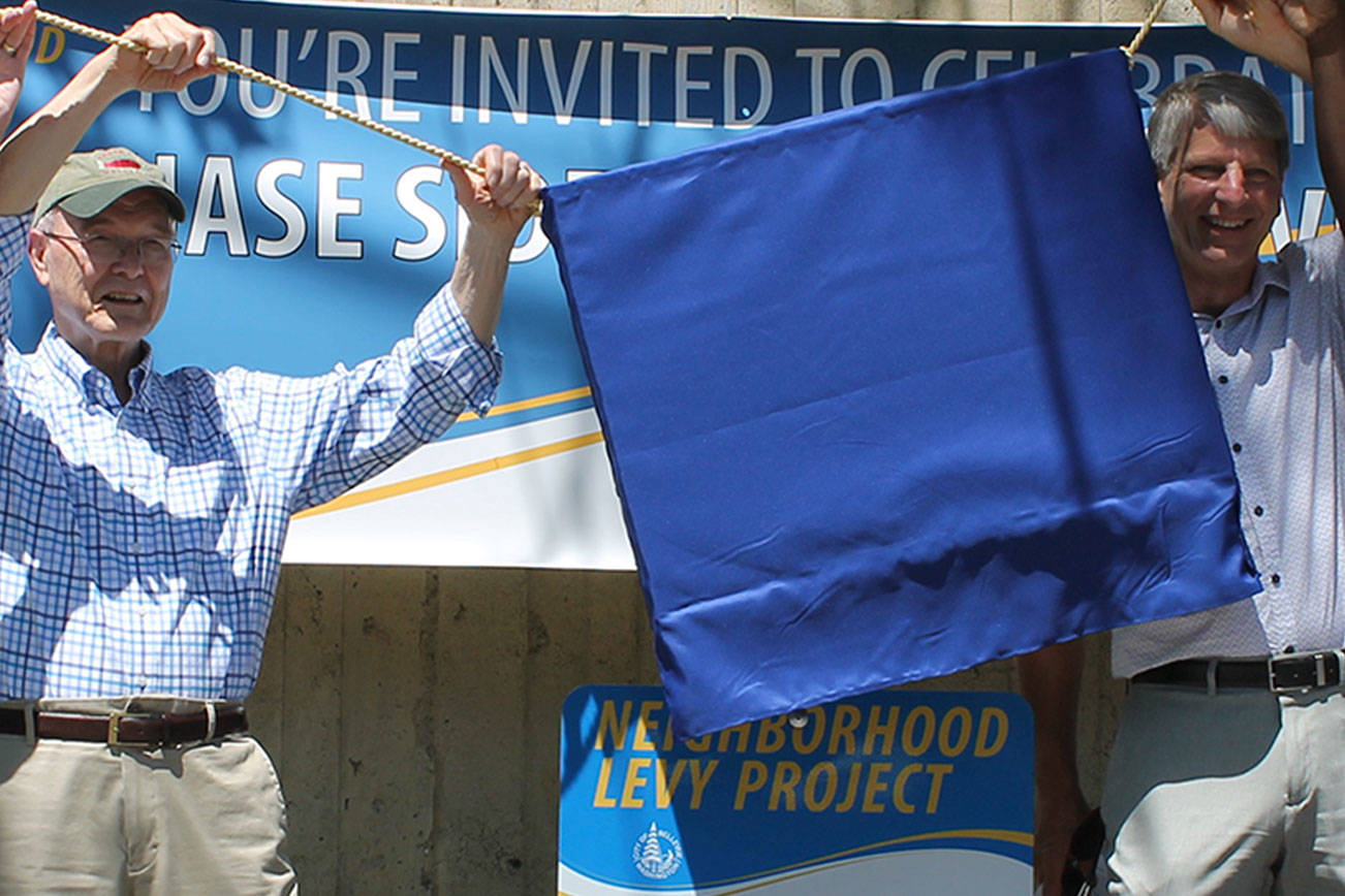Chevy Chase residents celebrate completion of first levy-funded project in Bellevue