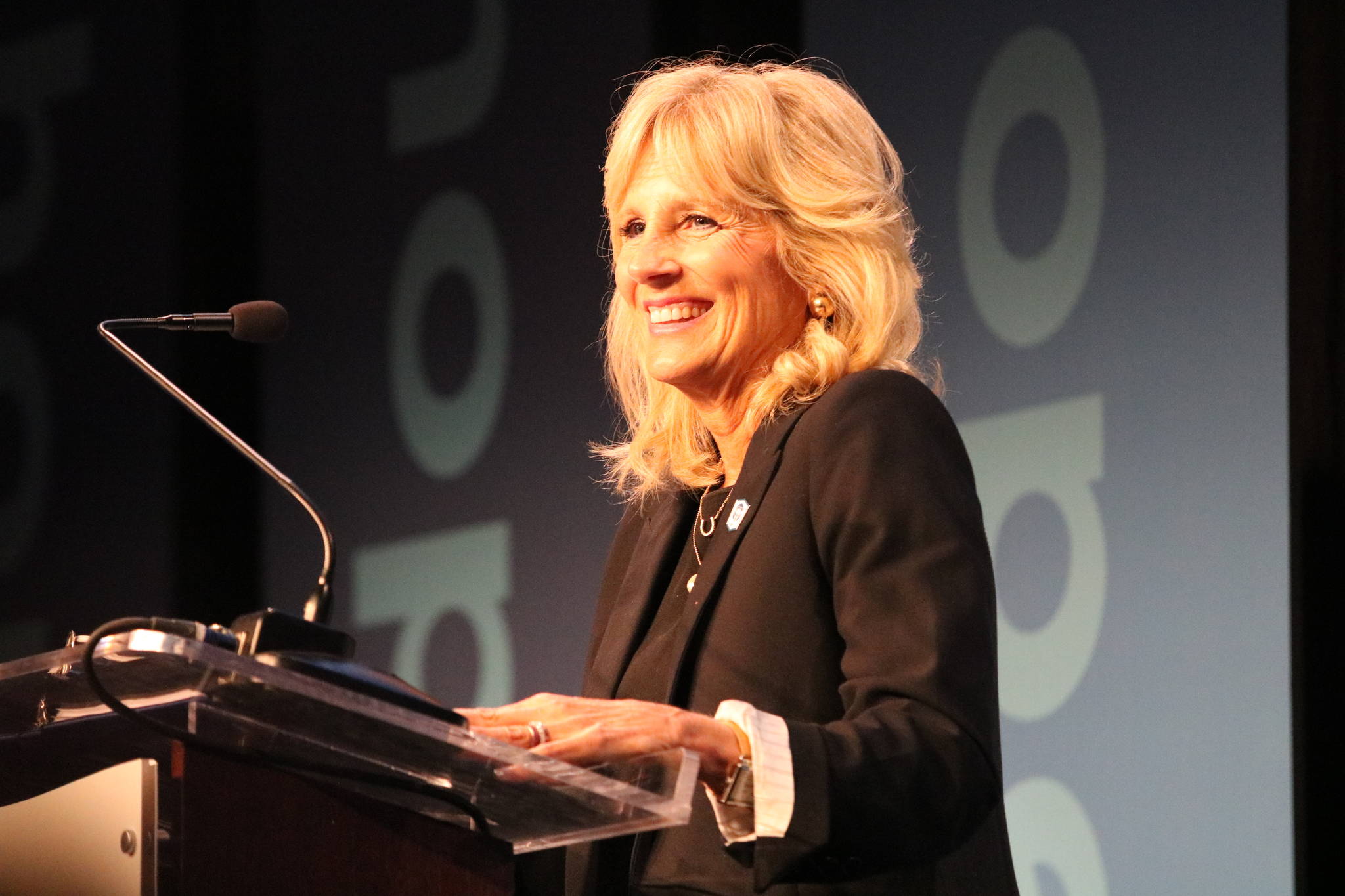 Dr. Jill Biden spoke at the annual Hopelink luncheon on Oct. 16 in Bellevue. Aaron Kunkler/Redmond Reporter